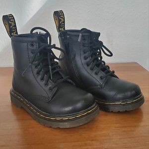 Toddler Doc Martens black boots size 8